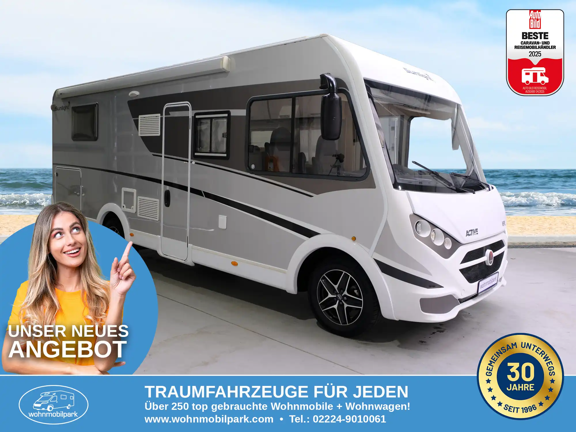 SUNLIGHT I 69 L active Integrierter gebraucht kaufen in Bad Honnef